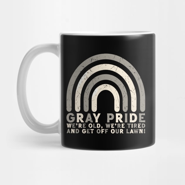 Gray Pride -- Retro Funny LGBT Design by Trendsdk